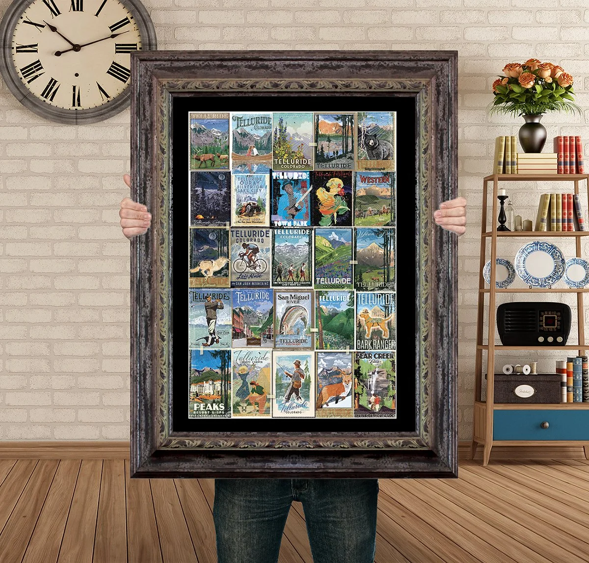 Man Holding Poster Mockup Barnwood telluride collage summer.jpg