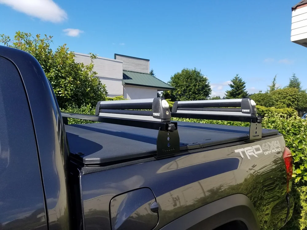 Toyota Tacoma Hi Rise Crossbars For Use With Tonneau Covers Kb Voodoo Fabrications
