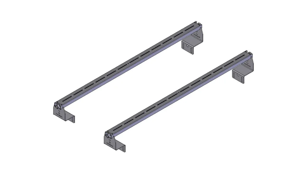 Jeep Gladiator Hi Rise Crossbars For Use With Tonneau Covers Kb Voodoo Fabrications