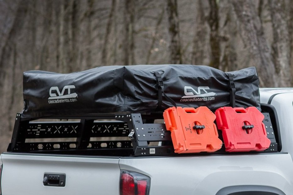 12 inch VRS Overland Truck Bed Rack for GMC Sierra 1500, Aluminum — KB  Voodoo Fabrications