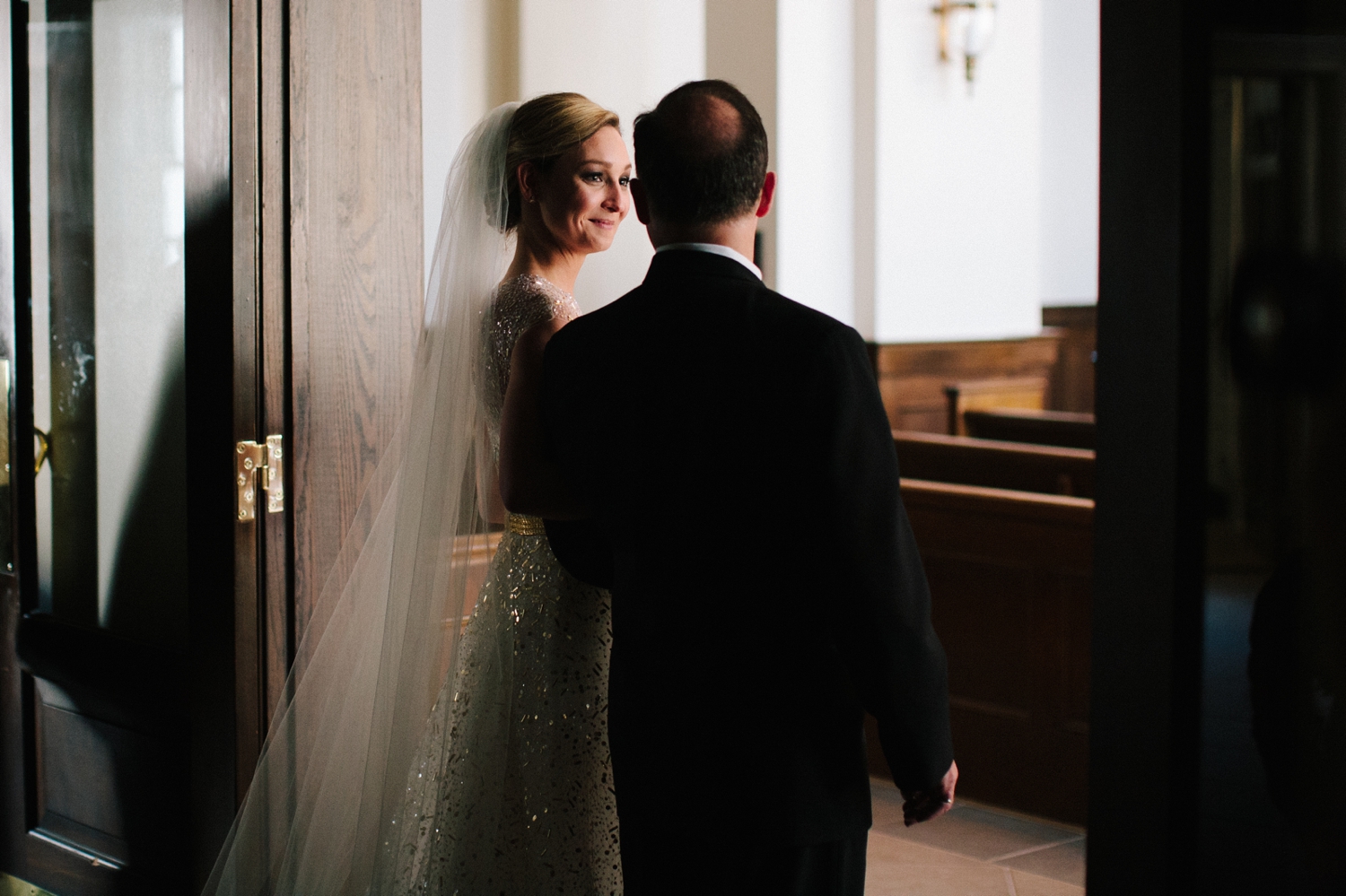 dad and bride