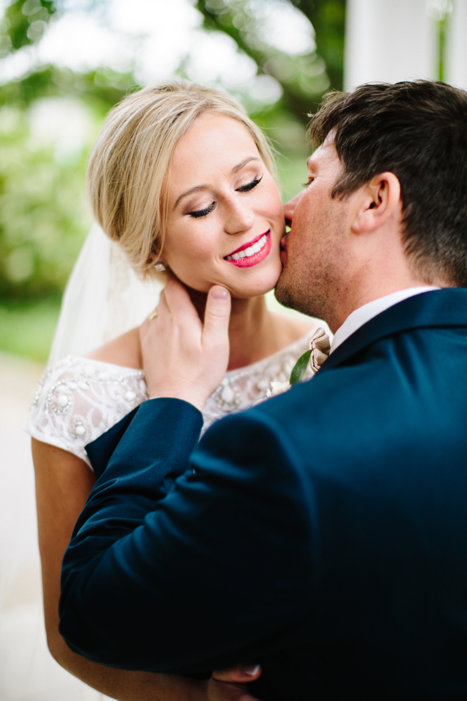 smiling bride