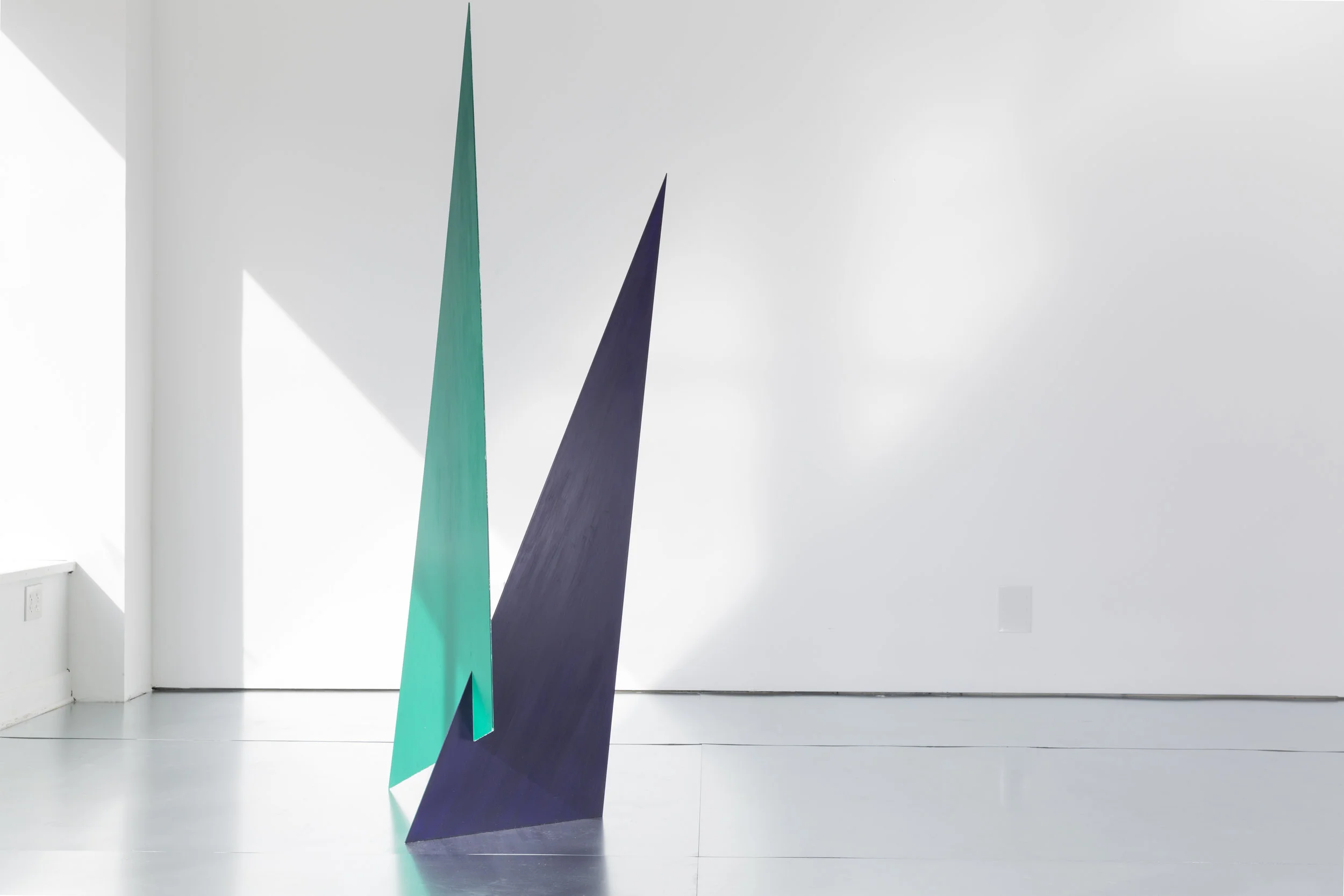 Untitled , 2016 Aluminum, acrylic paint 76 x 26 x 20 inches