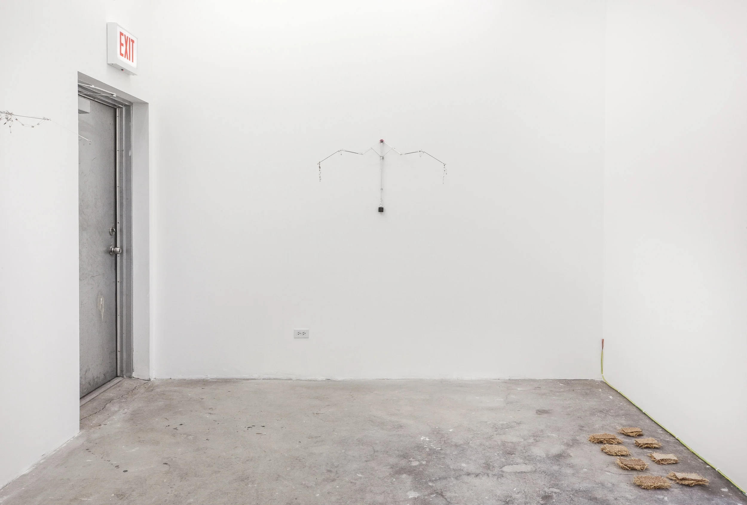 Installation view, No Man’s Land, 2018, Efrain Lopez Gallery, Chicago