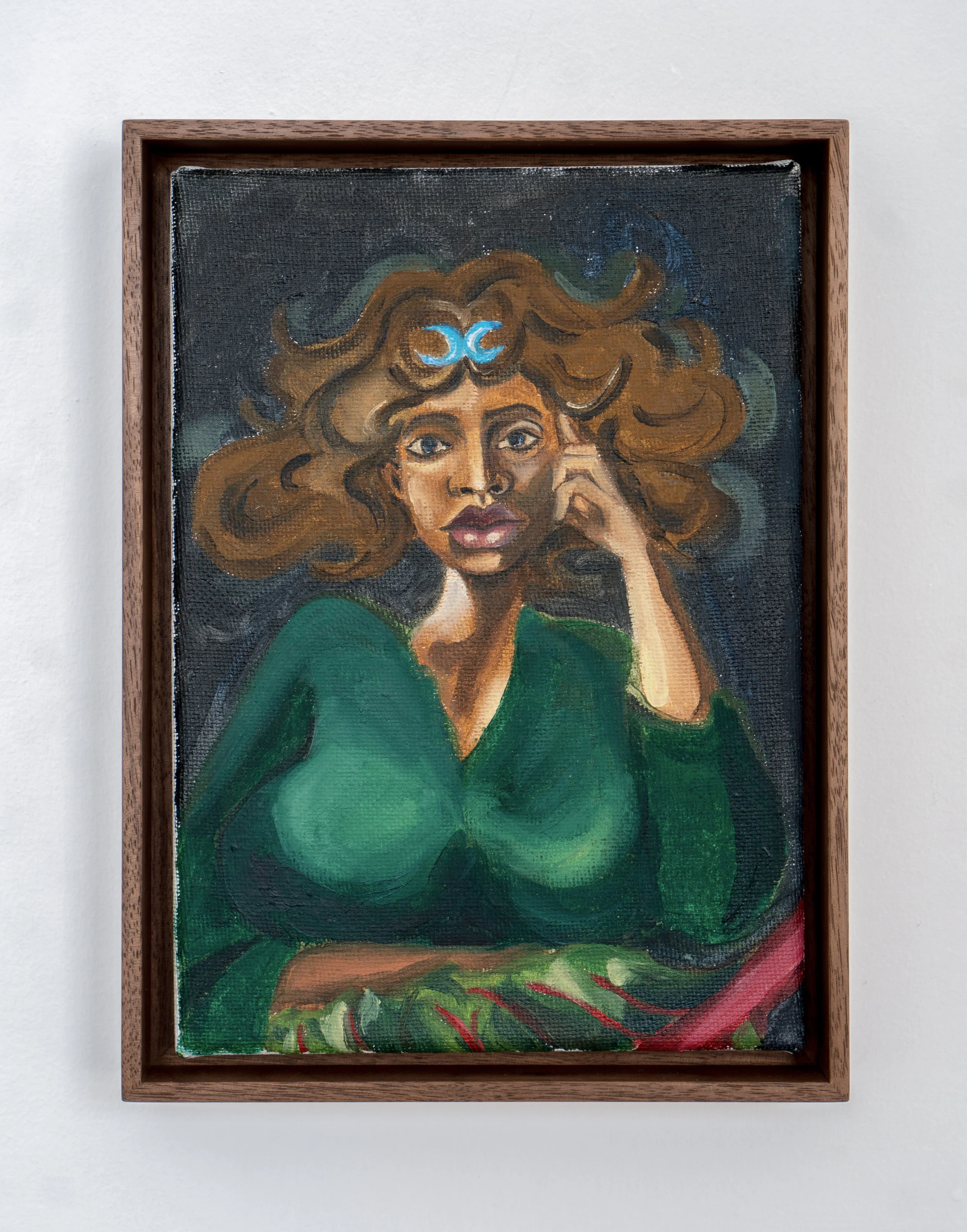 Etruscan Miniature , 2018, Oil on canvas, 9 x 6.7 inches