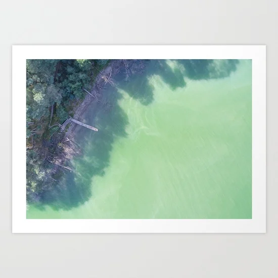 Lake Rotomahana, NZ. Read the story ☞