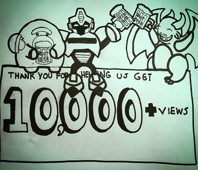 10,000 over the weekend, wow! Overwhelming fan response for our fan film, thank you!#FightClubCoC