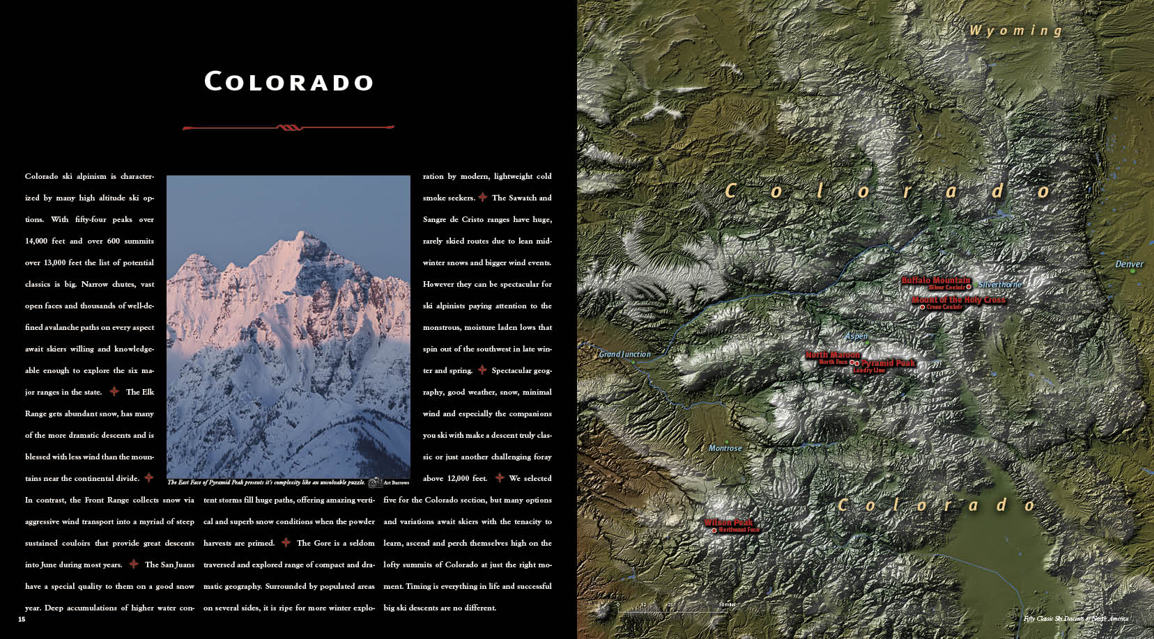 The Book Colorado 50 Classic Ski Descentsfifty Classic Ski Descents Of North America