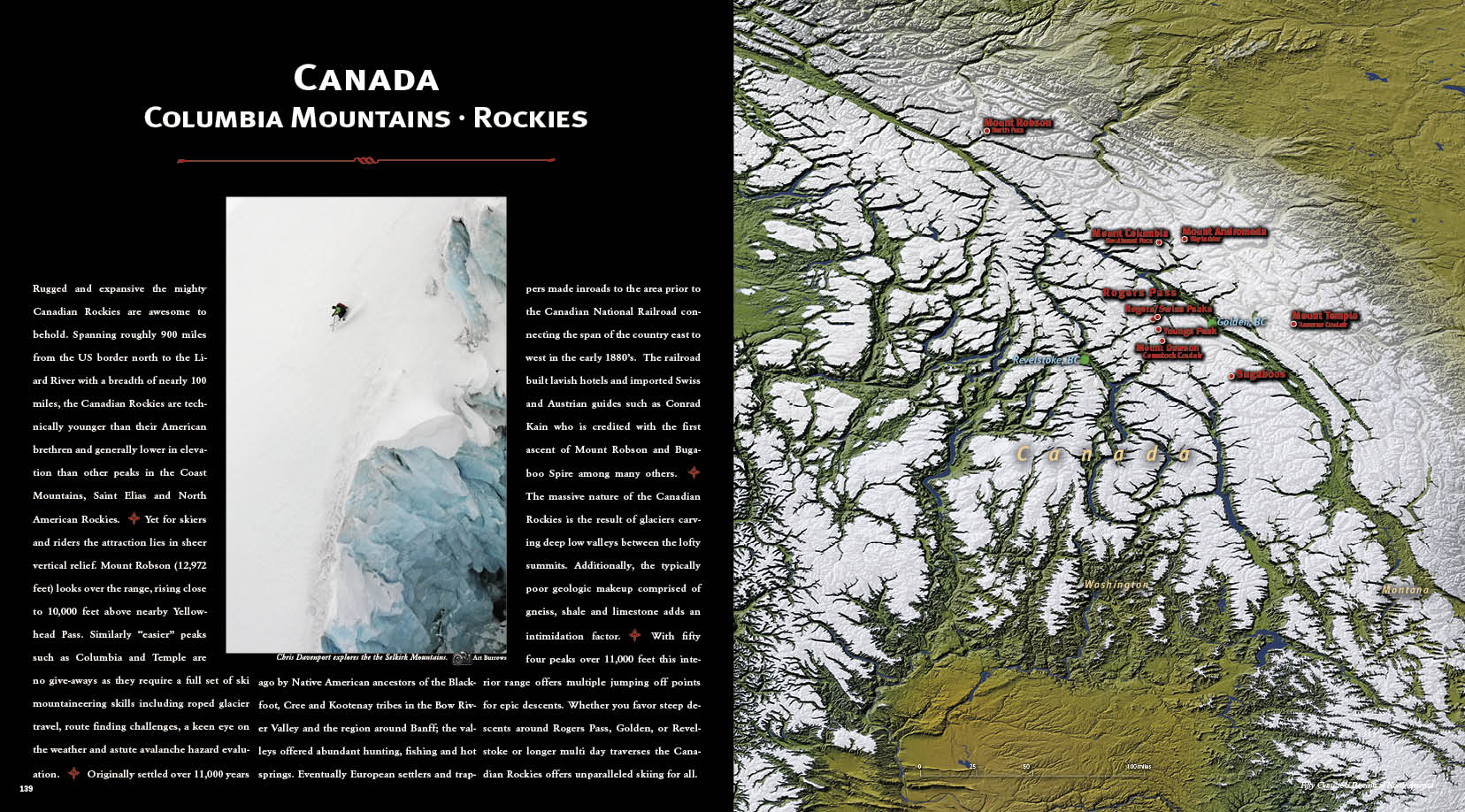 Columbia Mountains of Canada's interior Rockies