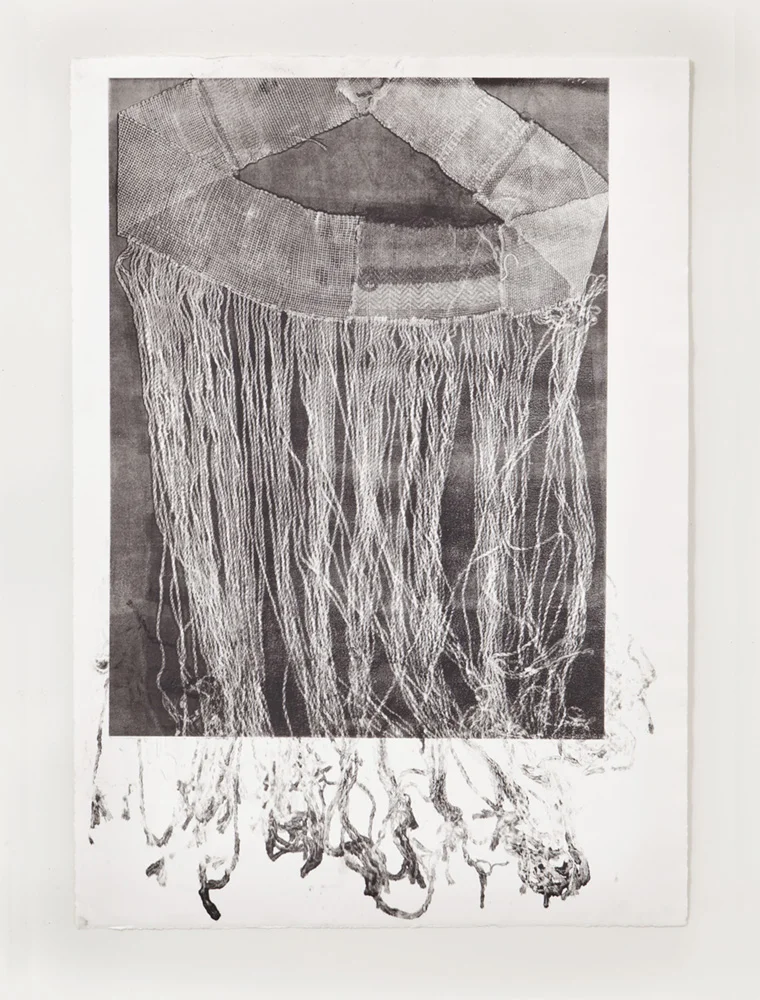 Untitled 7, Etching, 14 x 30 inches, 2018