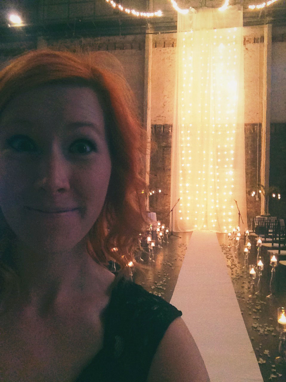 My traditional wedding selfie, of course.
