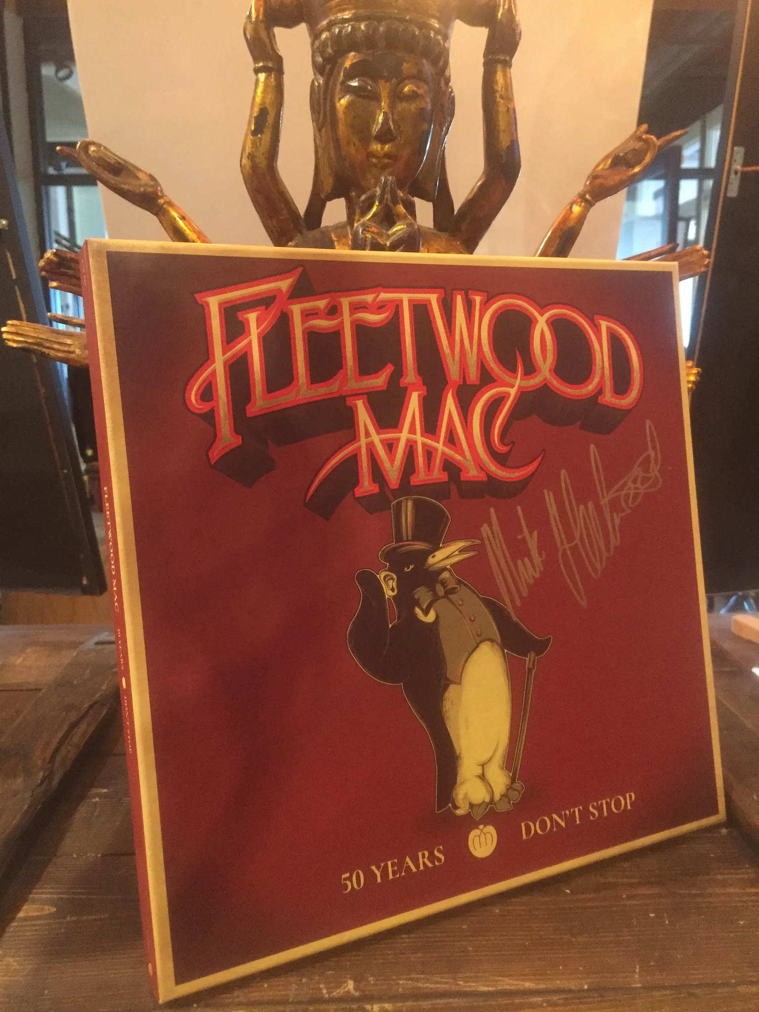 Hand Signed By Mick Fleetwood Fleetwood Mac 50 Years Don T Stop 5 Vinyl Lps Fleetwood S General Store Maui