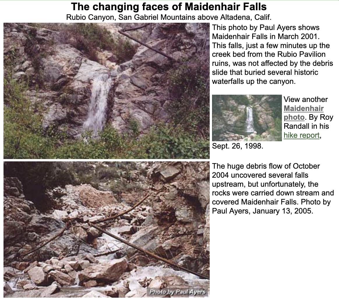 FROM DAN'S HIKING PAGES