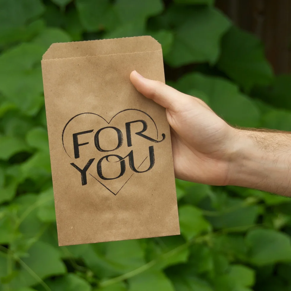 Goody bag lettering