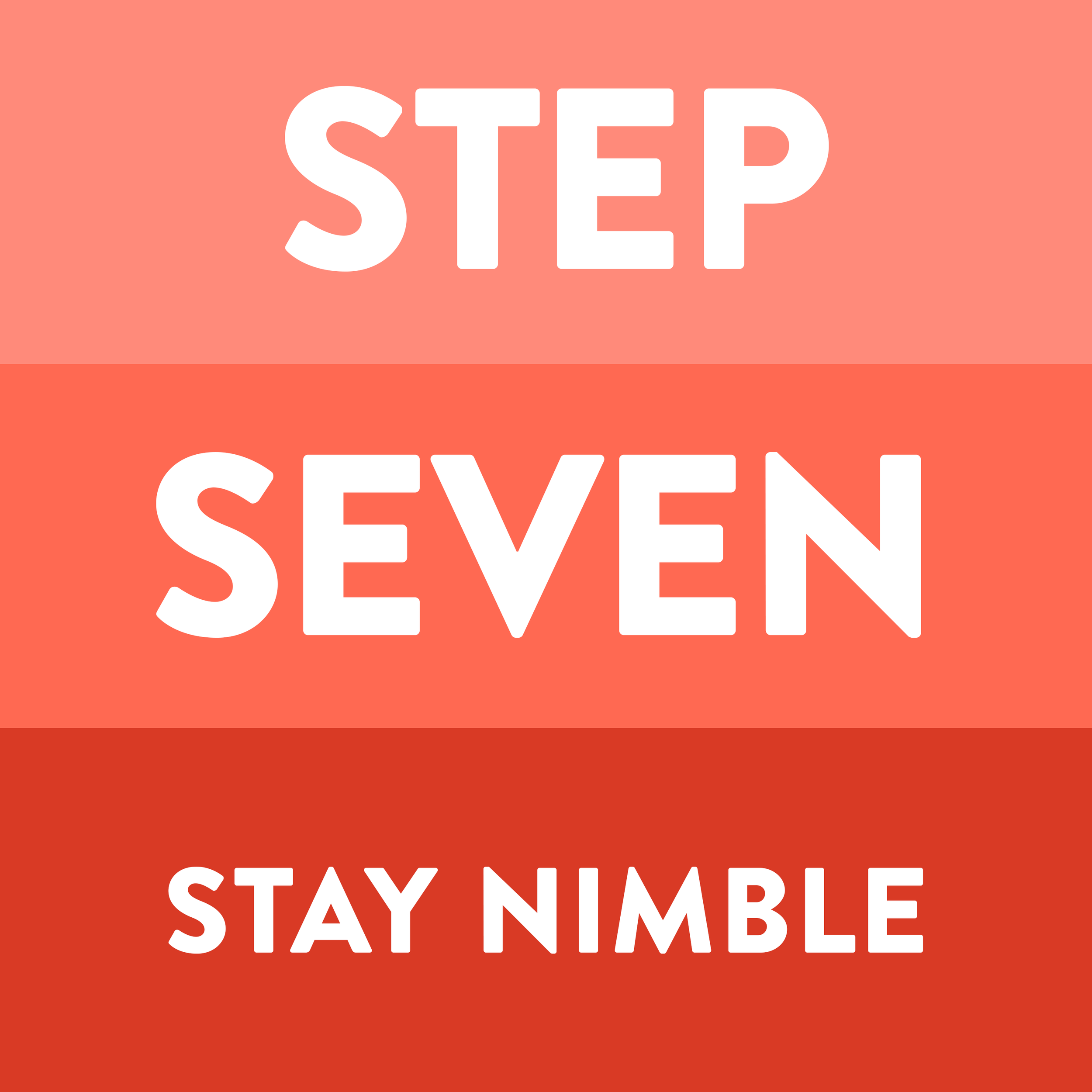 Step 7: Stay nimble