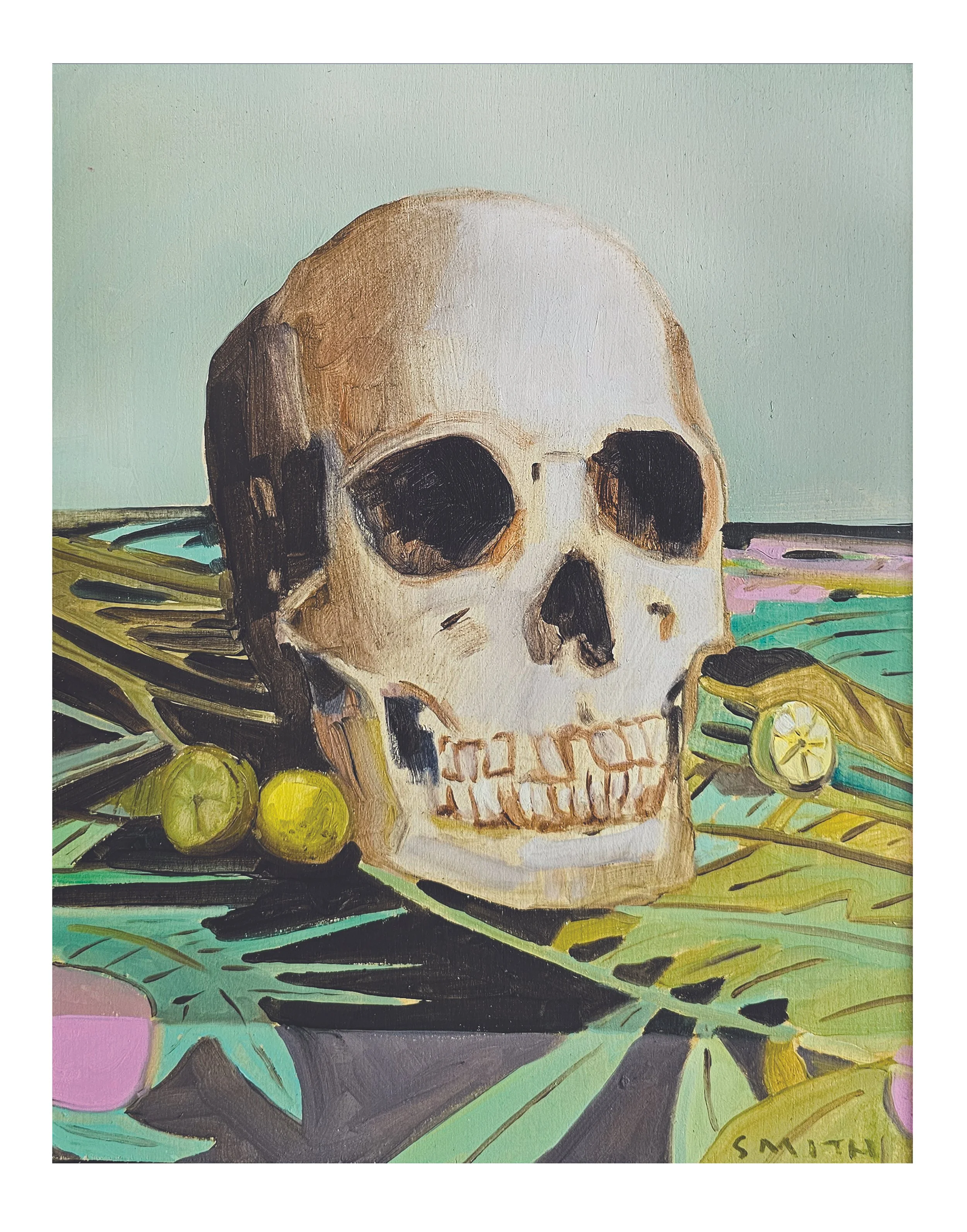 SKULLY 20X16 SATIN PRINT