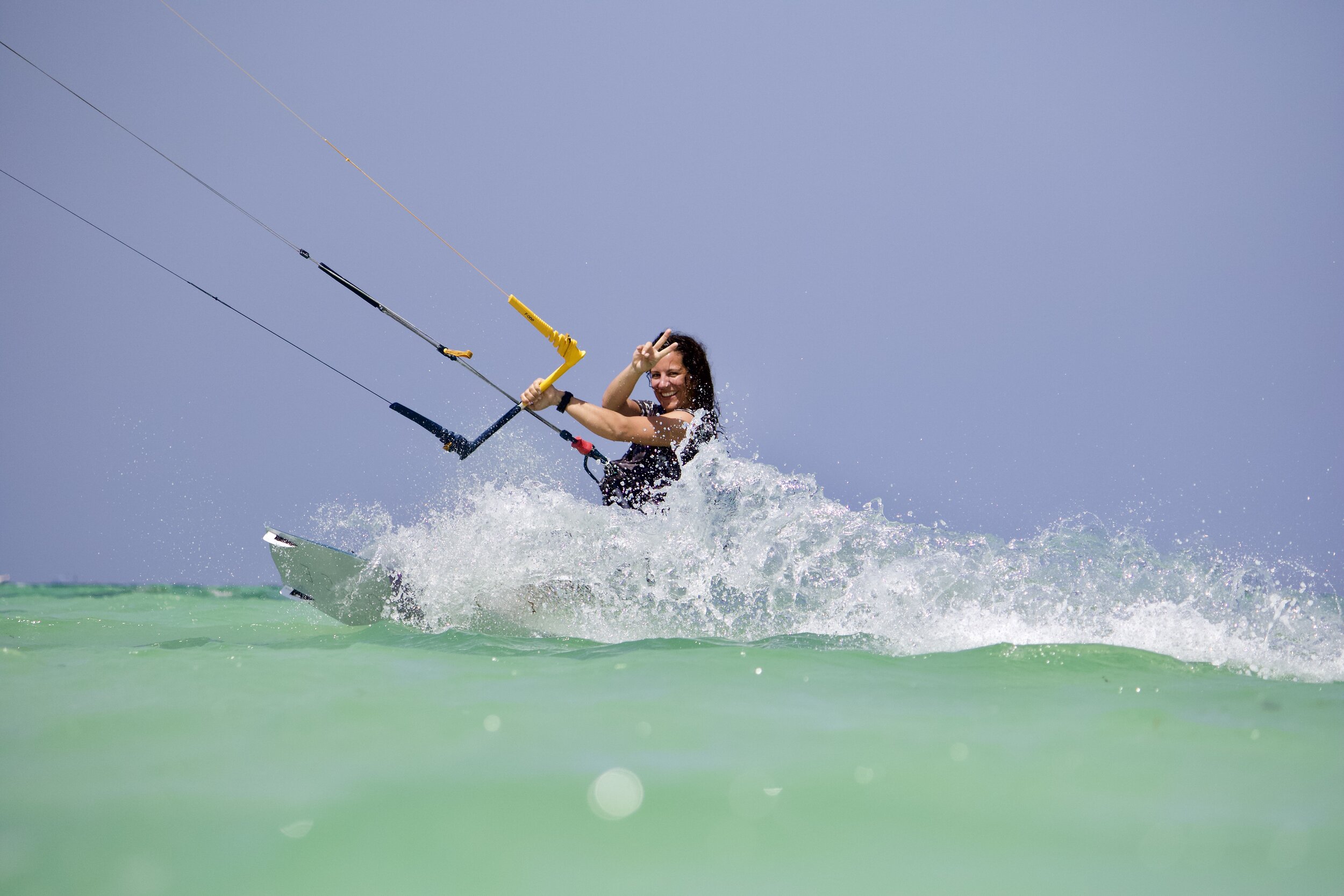 Kitesurfer in Diani Beach