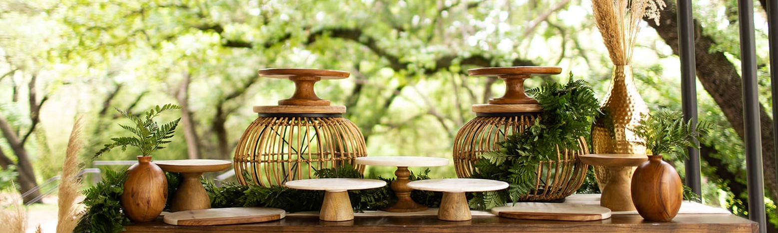 organic collection dessert display