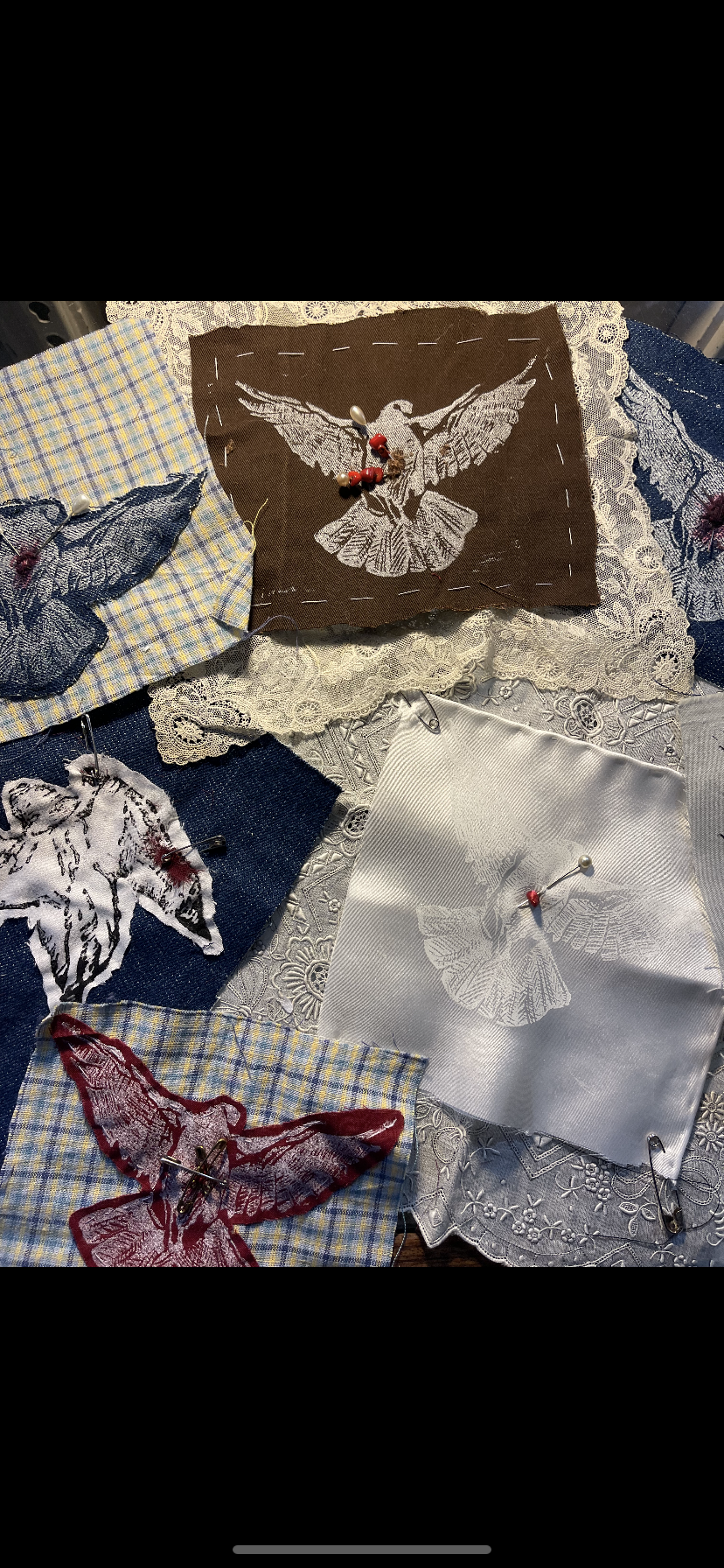 Pretty Dead Bird Patch- Abby Mendoza