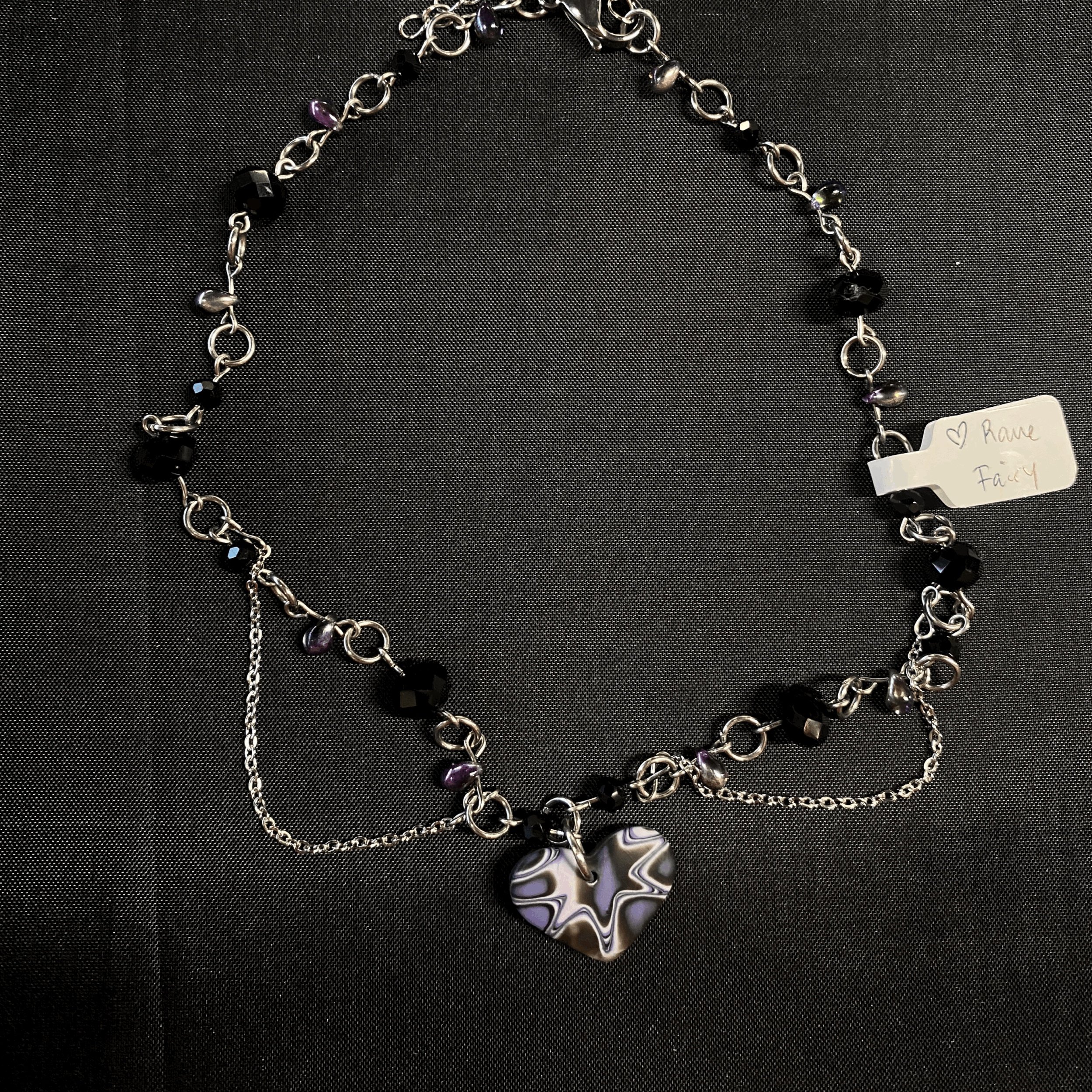 Heart Rave Fairy Necklace
