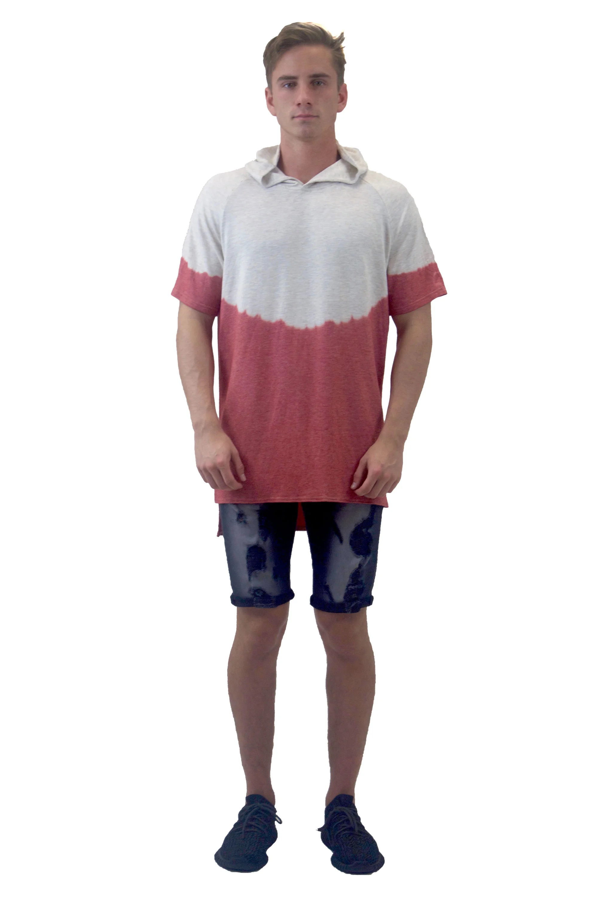 CRANBERRY CREAM | tie dye hoodie