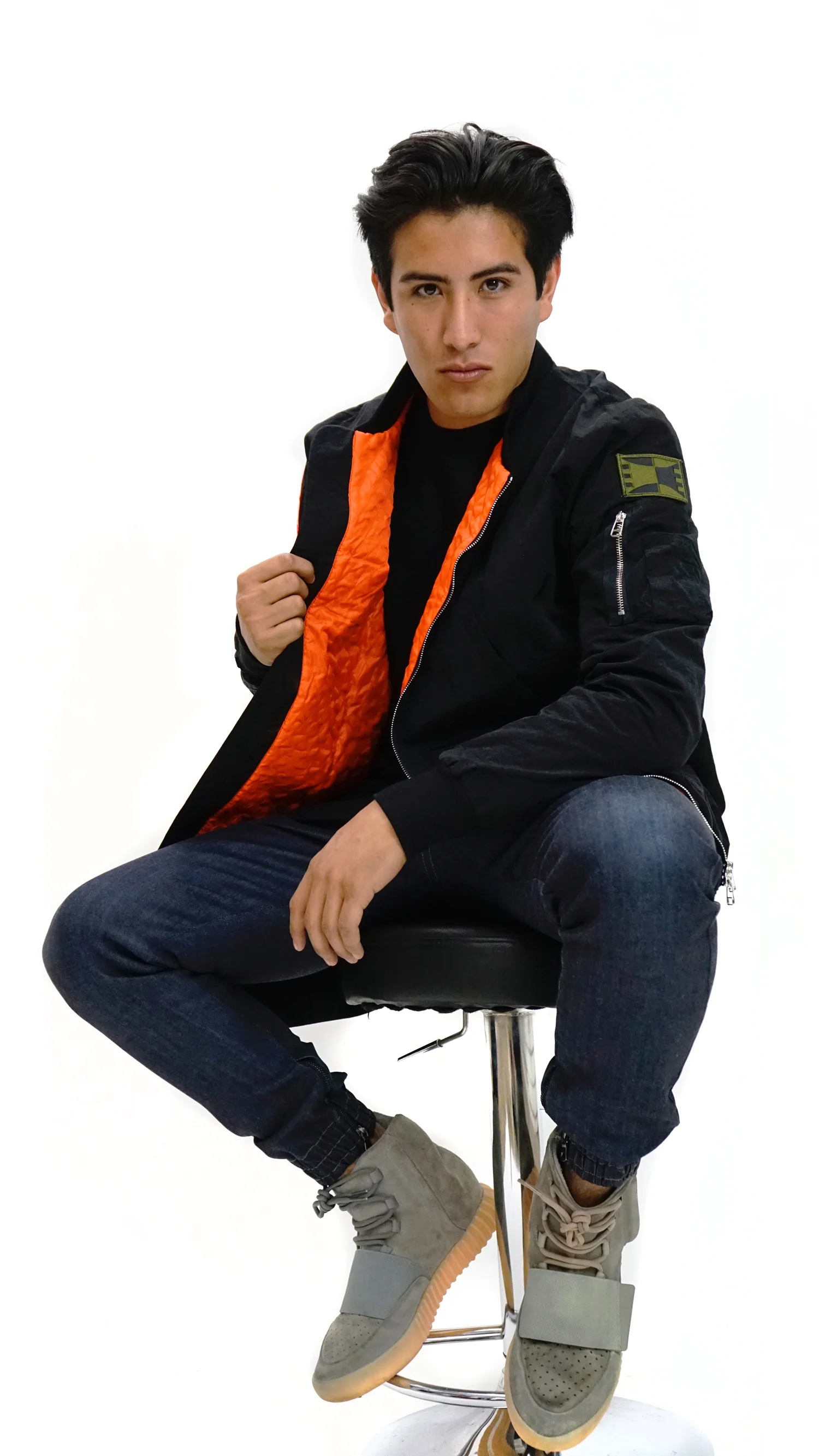 Patch Me Birlent Bomber - Black