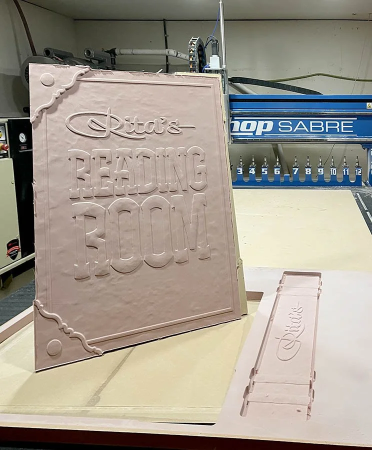 First routed project on the ShopSabre CNC — Imagination Corporation