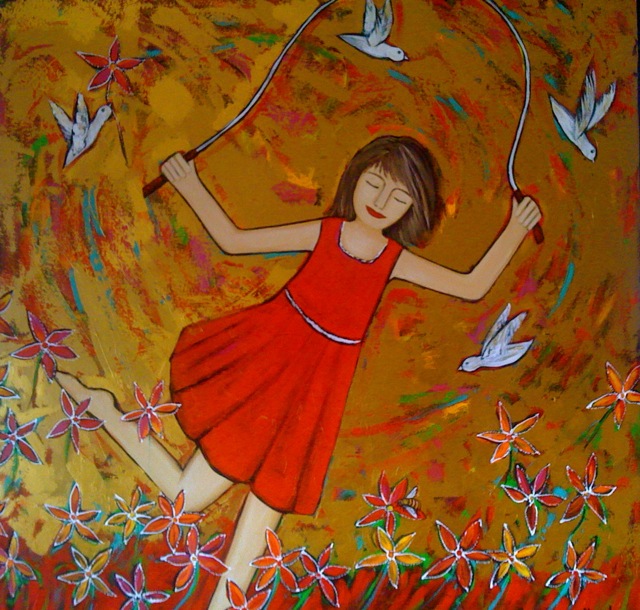 Birds and Bees 120cm x 120cm .jpg