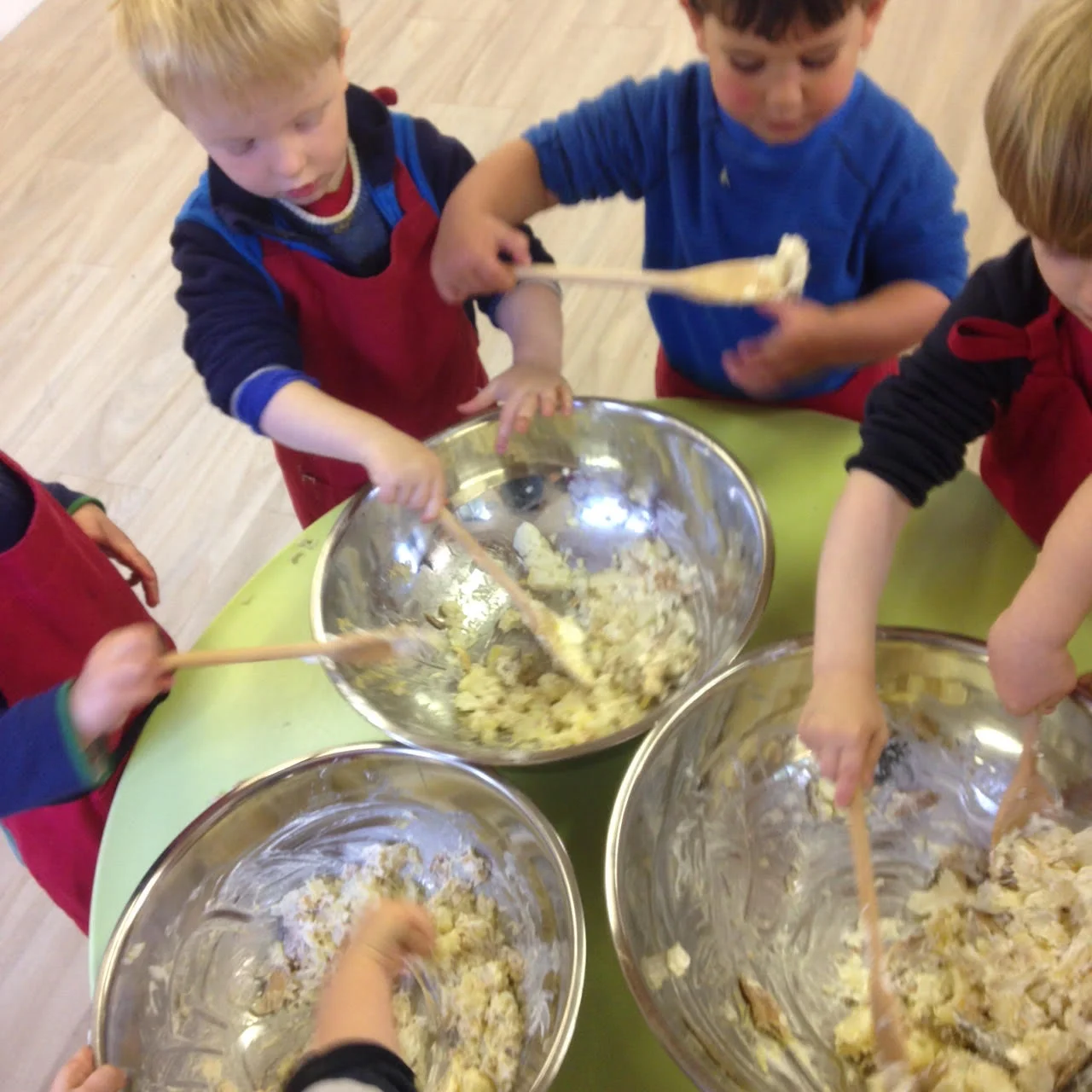 Cooking in the forest