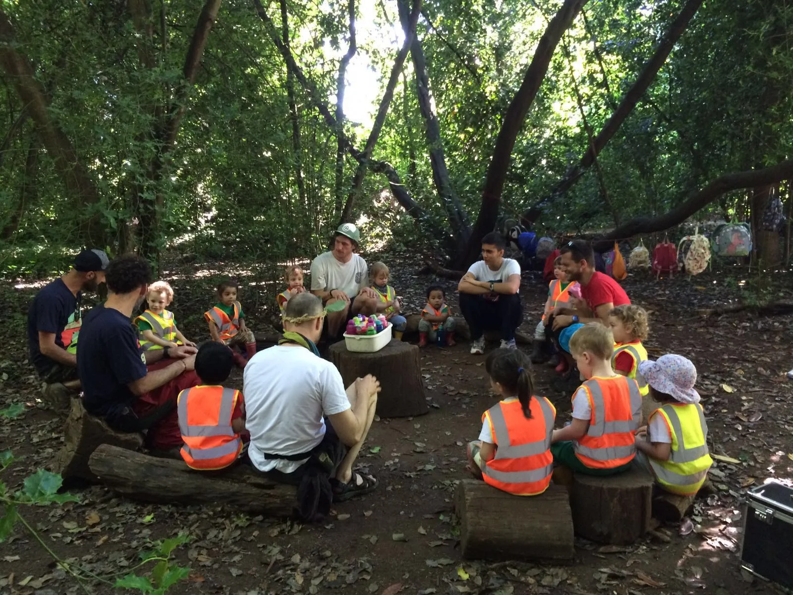 Given the fuss about men in childcare... we have 6 men, all fabulous at what they do! :-)