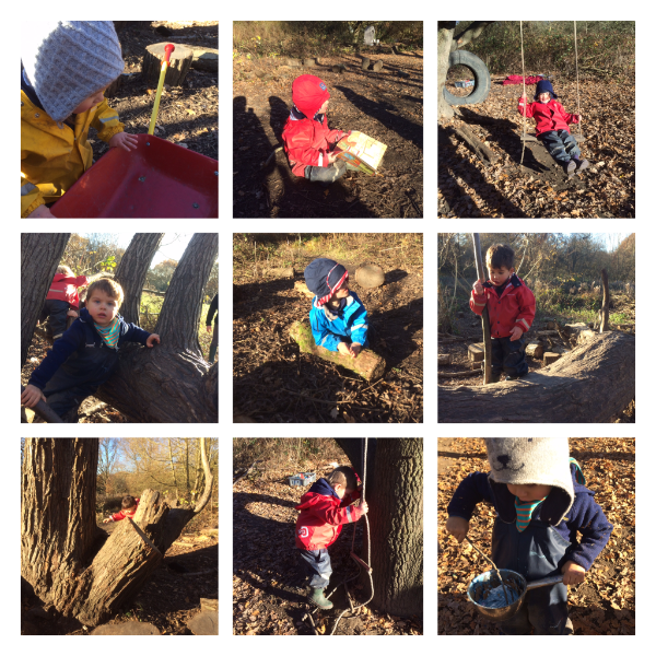 Fun in the frosty forest