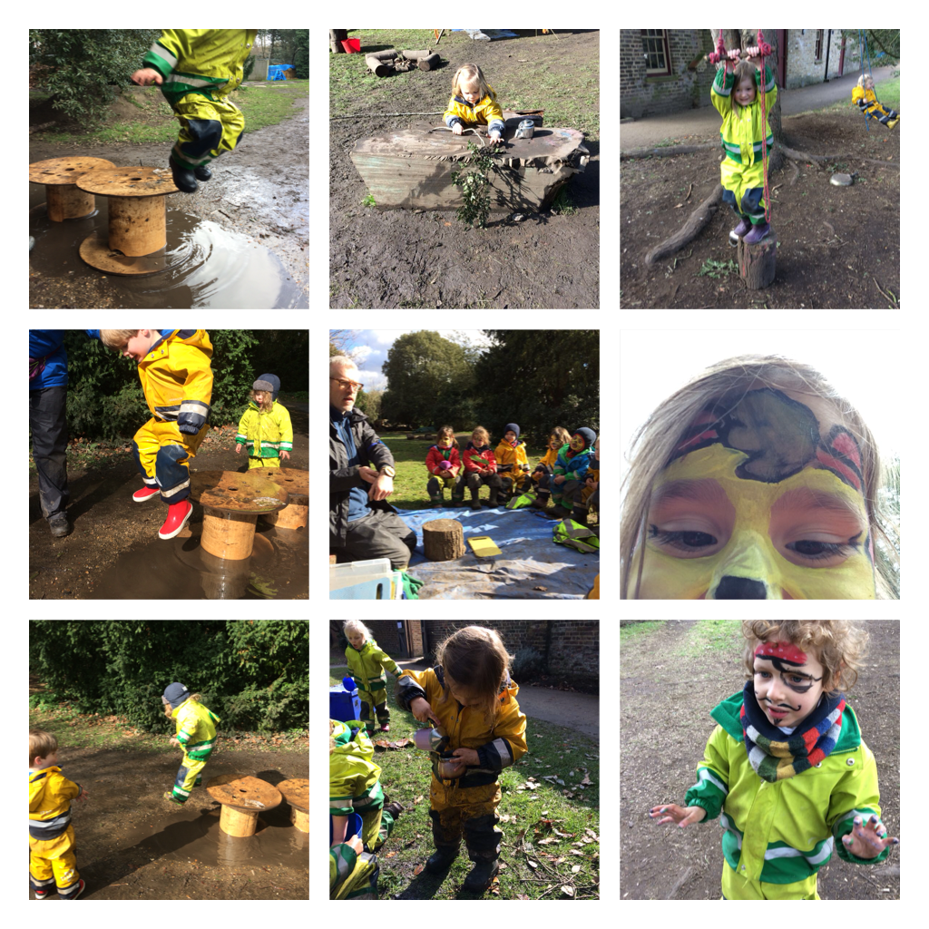 Fulham - Painting flowers