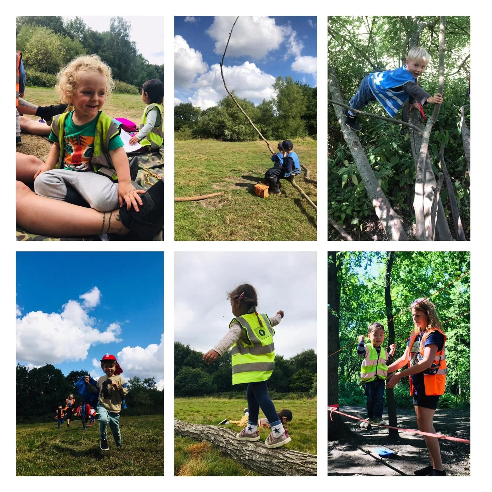 Wimbledon -  Climbing and Balancing!