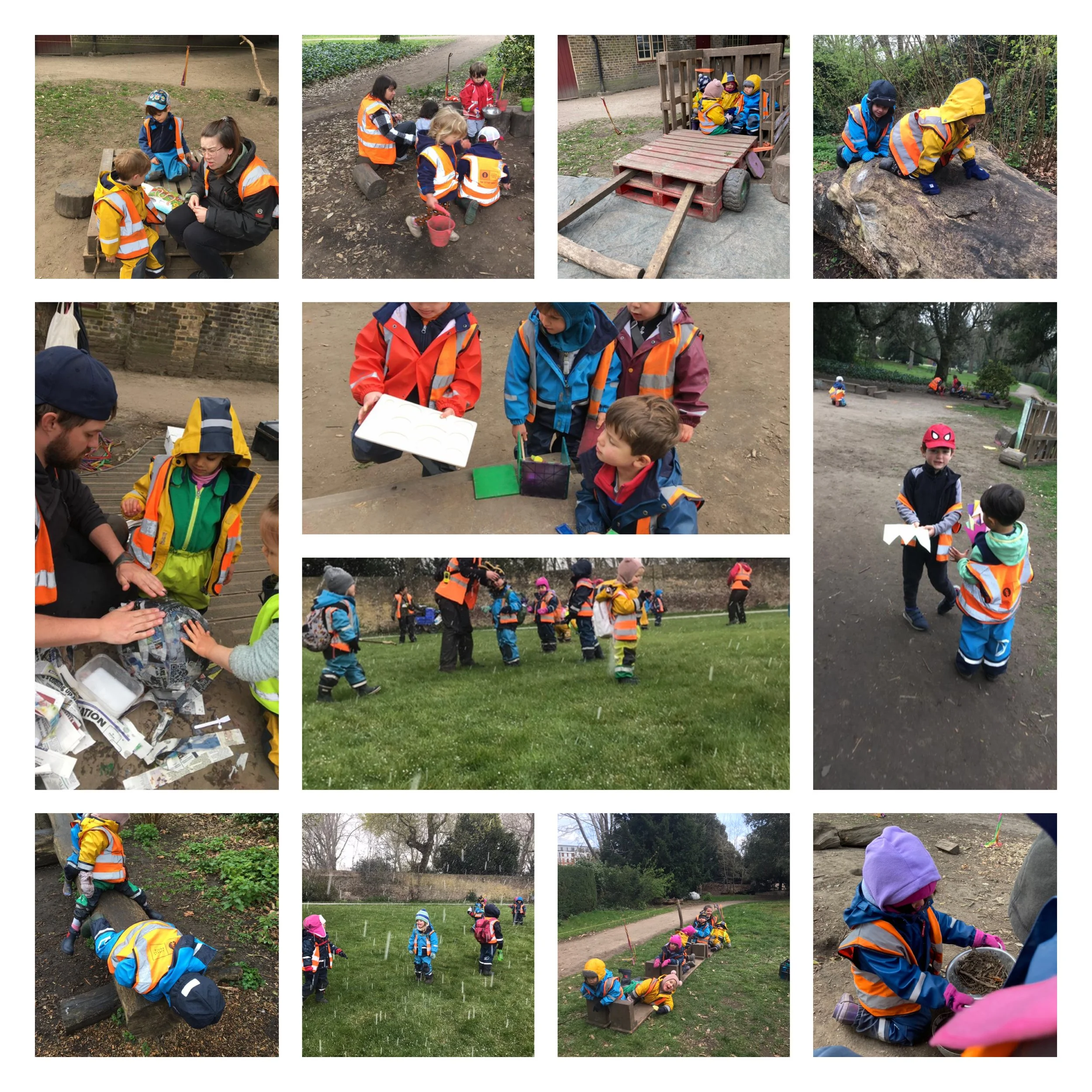 Fulham - giant colourful eggs