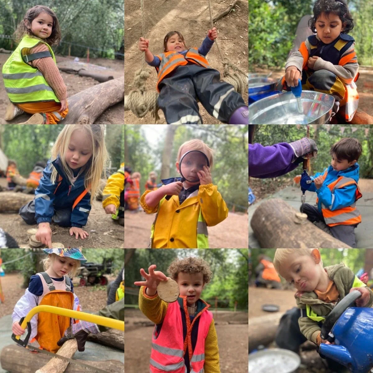 Chiswick - Wobbling Parents and Baby Birds