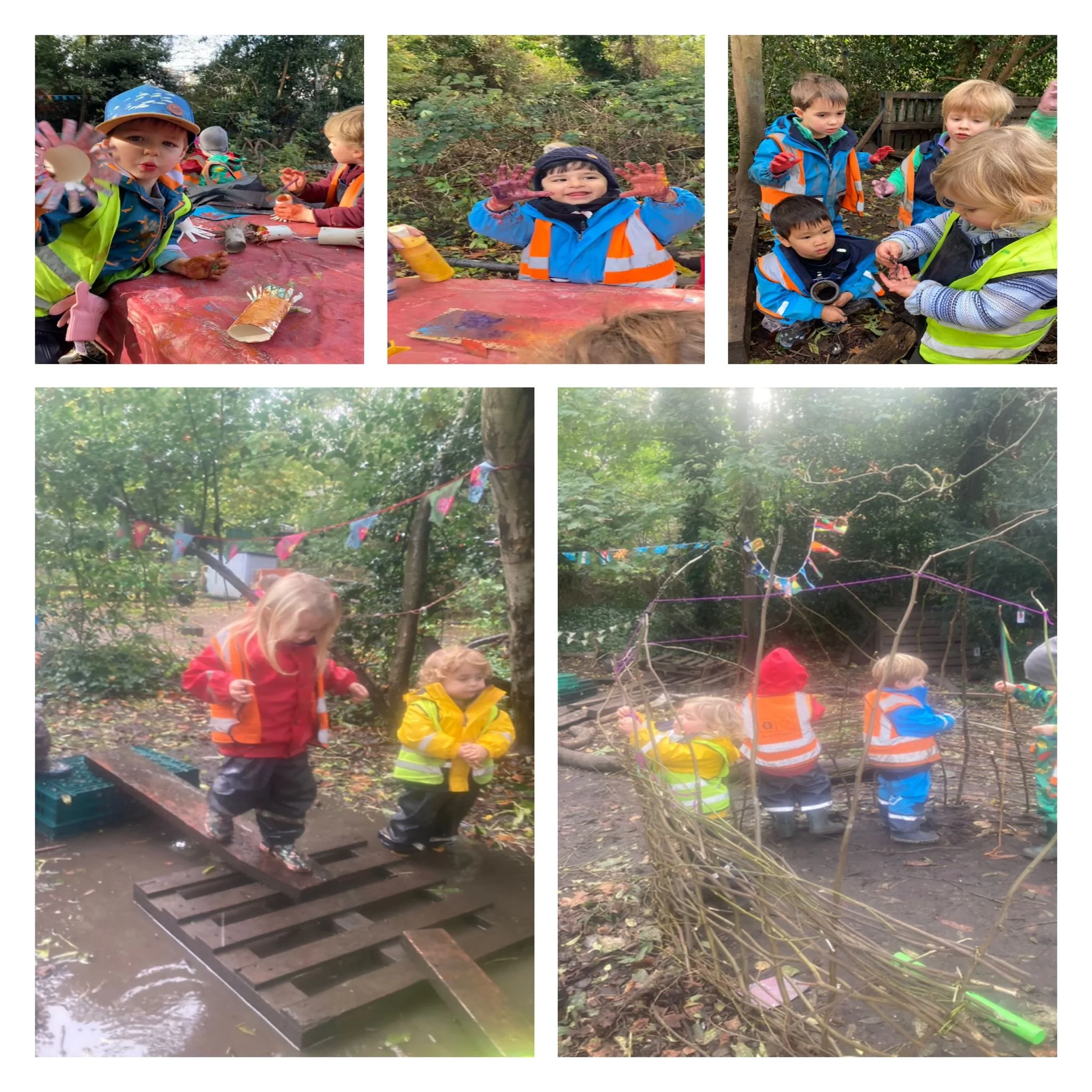 Twickenham - Firework Paintings, Stick Houses & Muddy Puddles