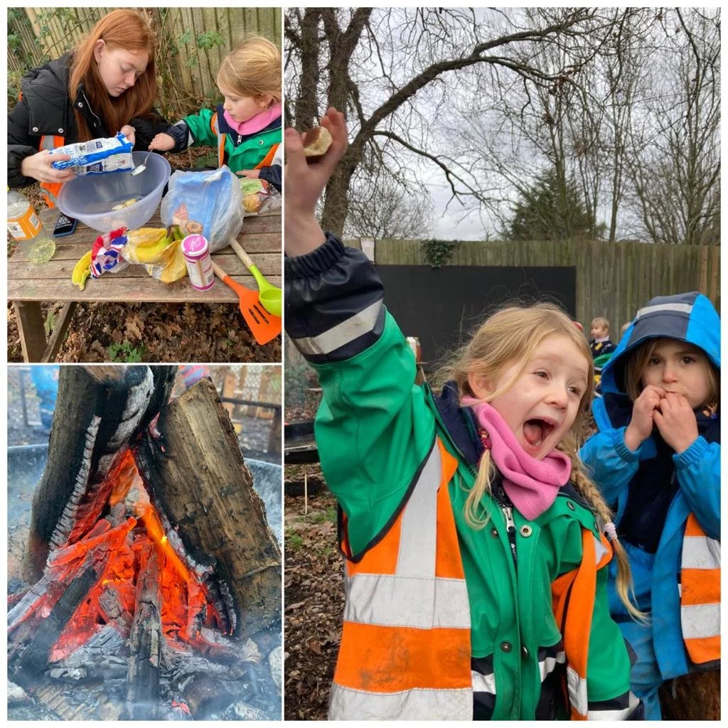 Morden - Banana Pancakes on the Fire Pit