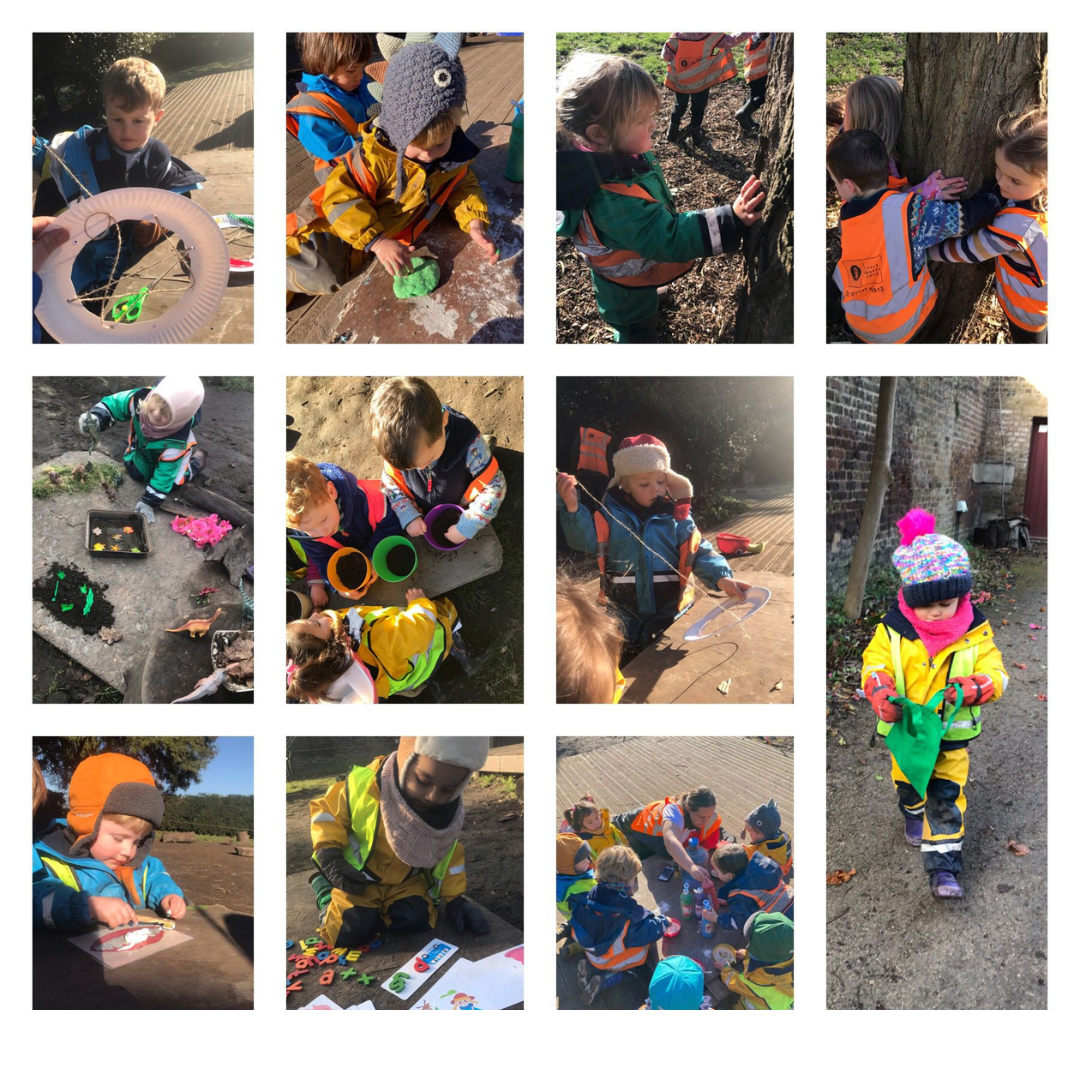 Little Forest Folk Fulham Planting Seeds, Making Play Dough and Creating Dream Catchers