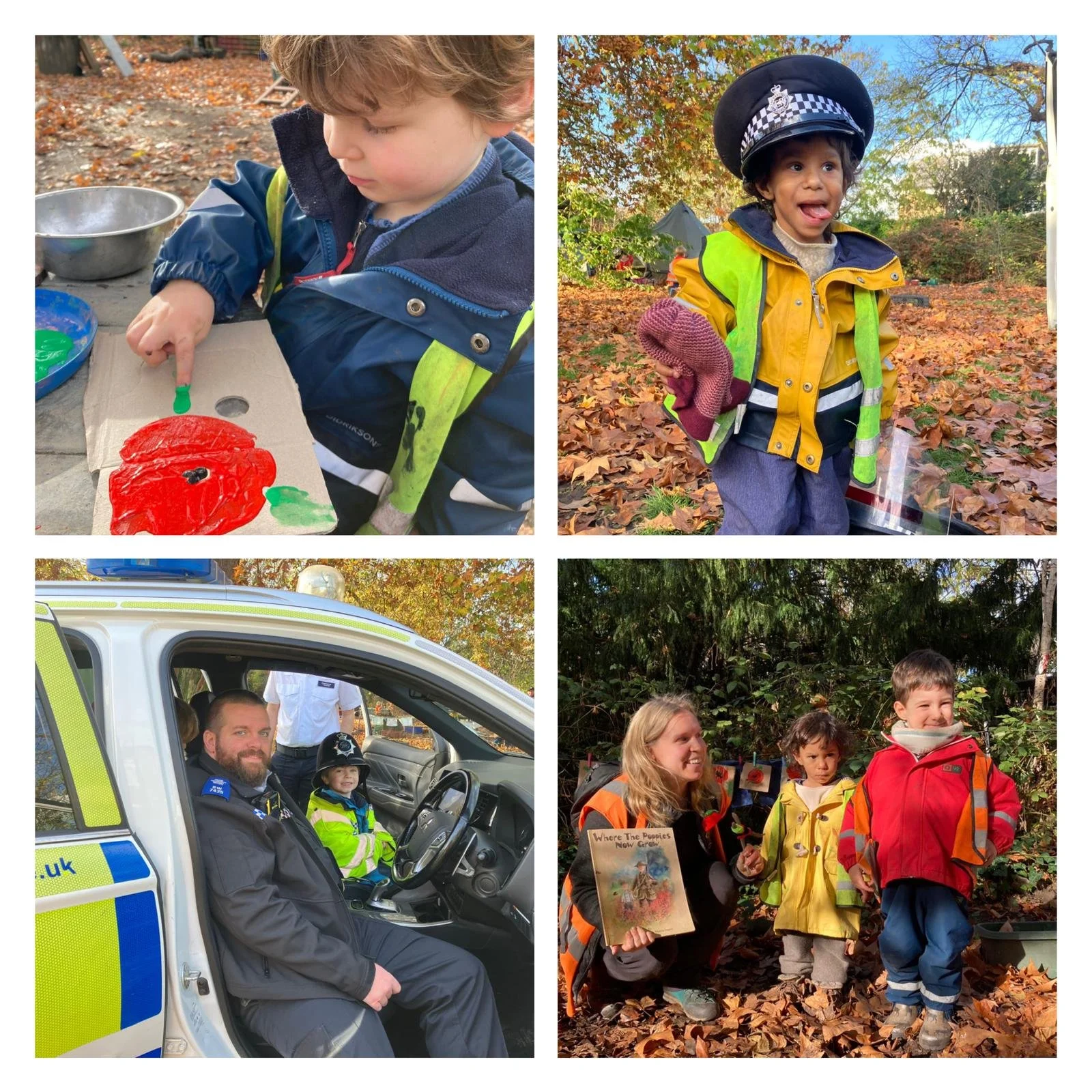 Twickenham -  Poppies and Police