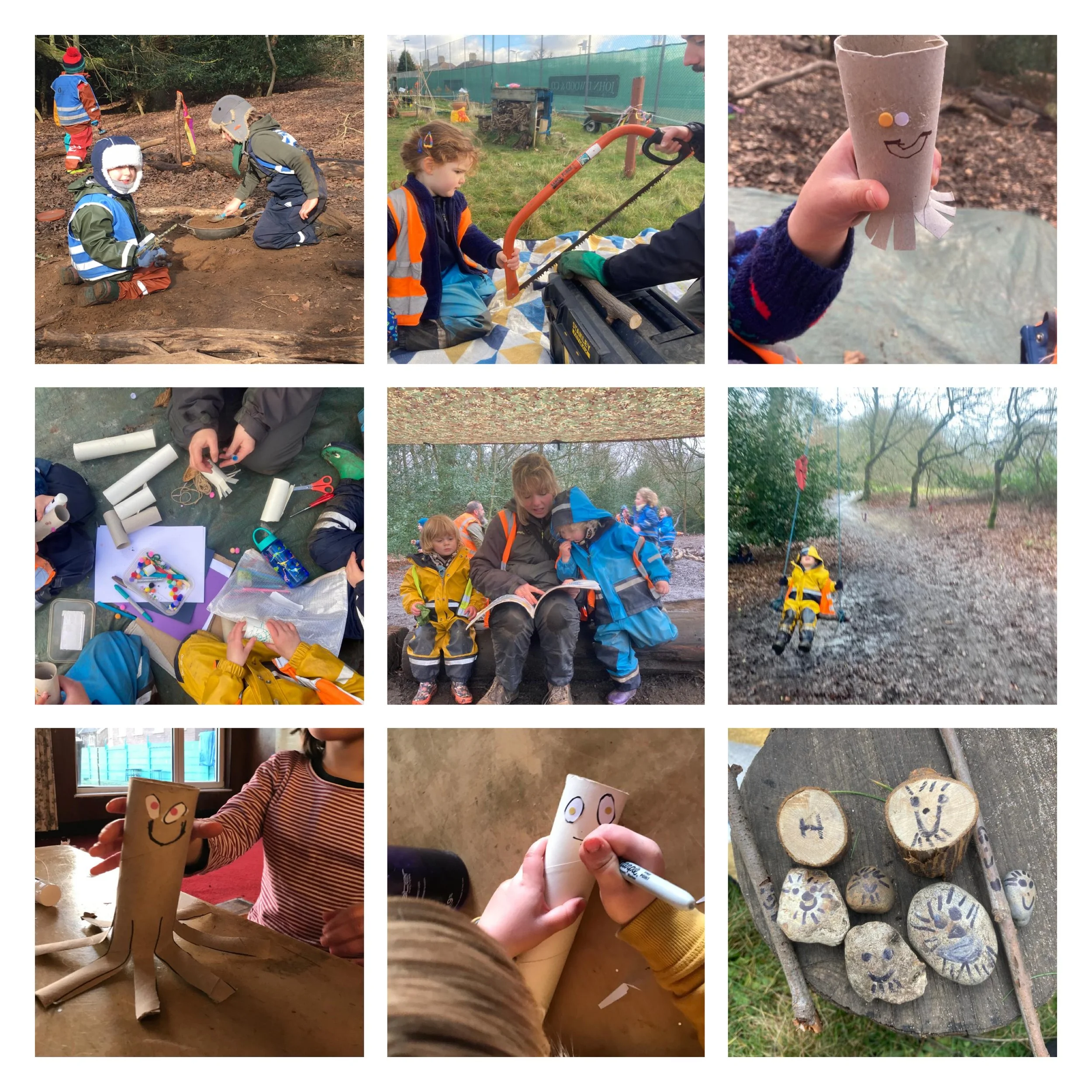 Little Forest Folk | Wandsworth - model letter formation | Forest School