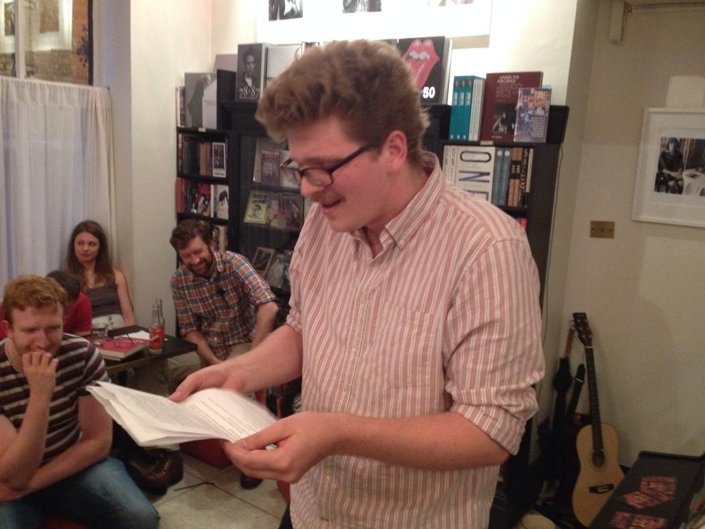 Reading at The Society Club, Soho