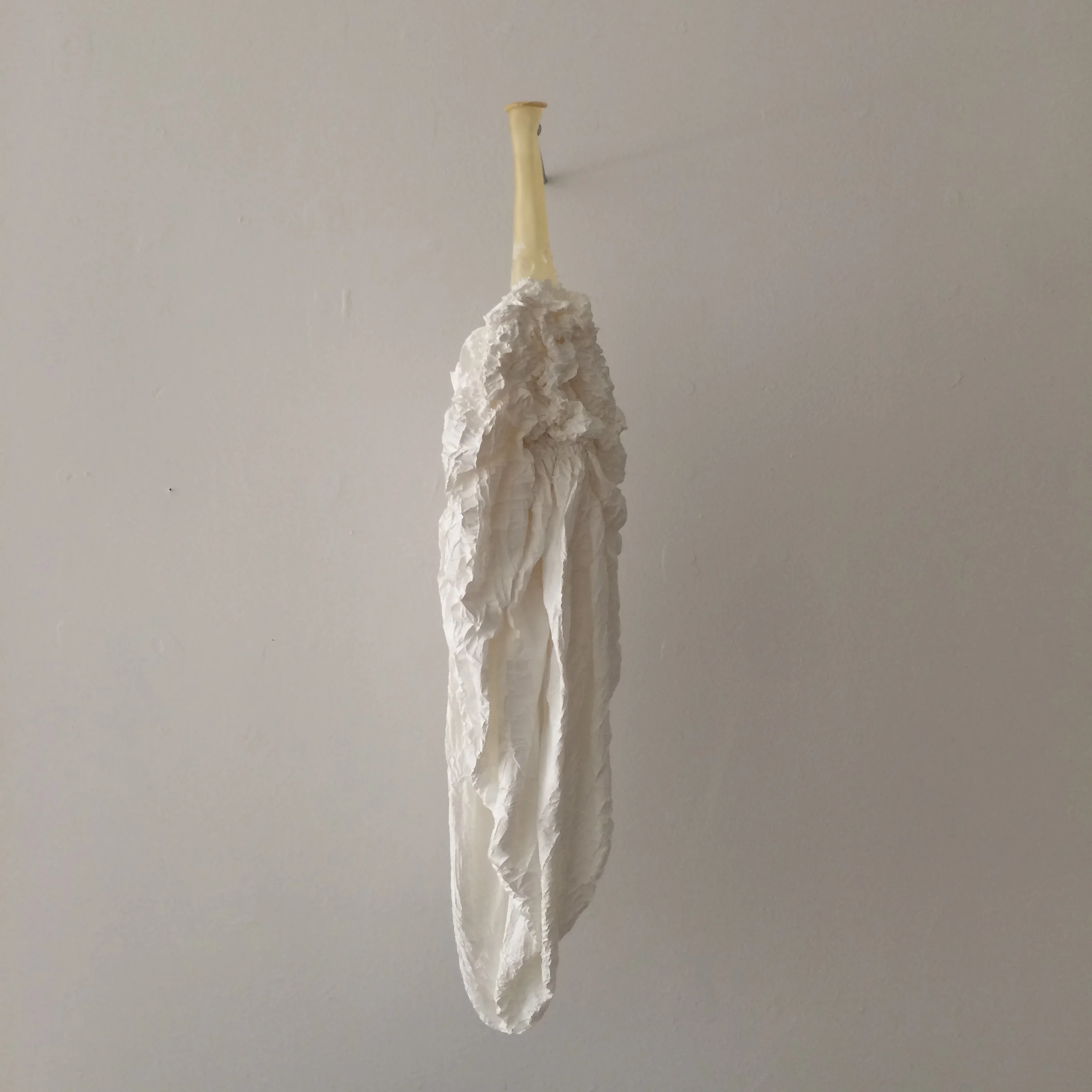 Sigh , 2016, Gesso, latex.