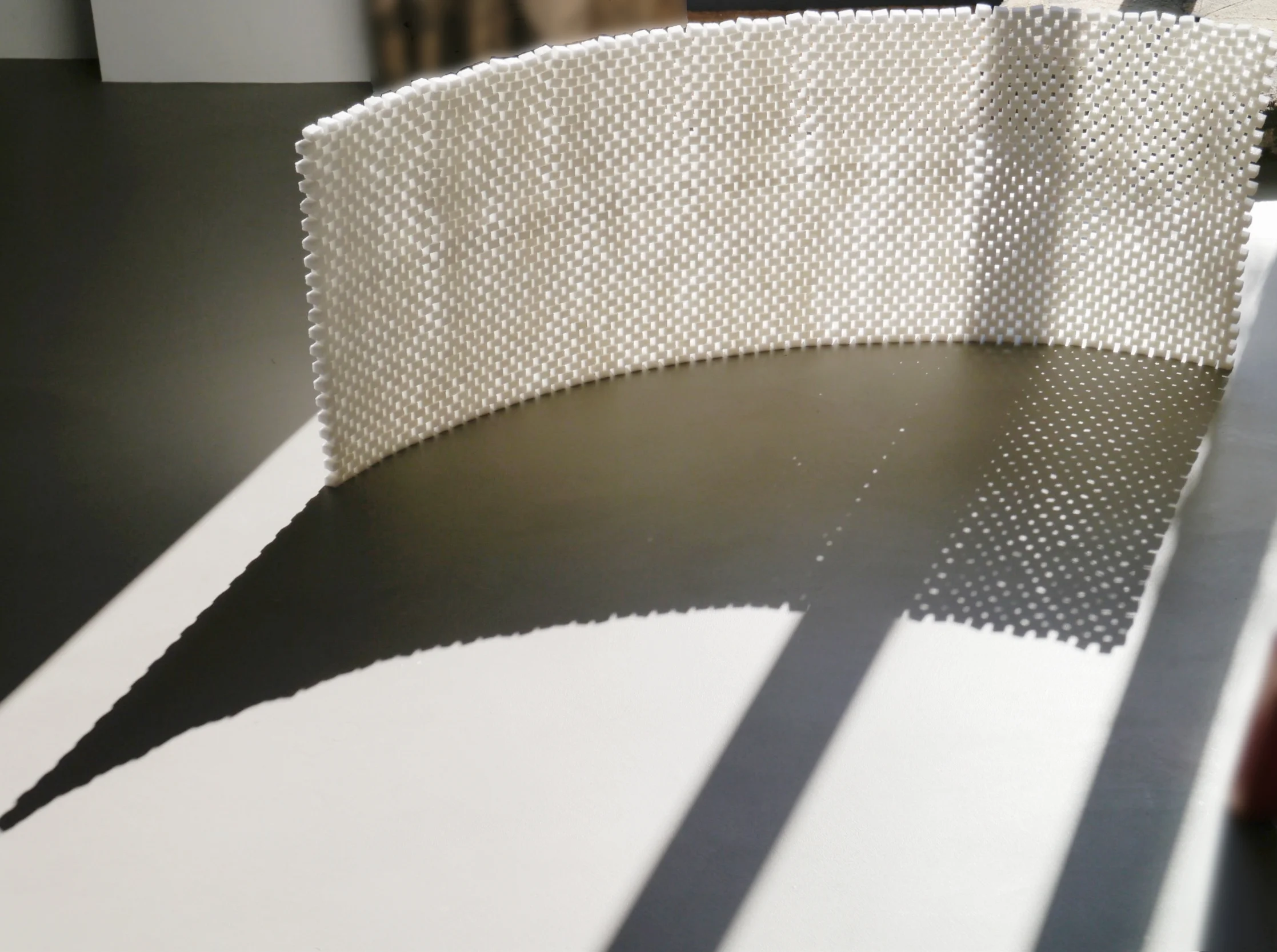 Sugar wall (the big one). 2017. Sugar cubes.