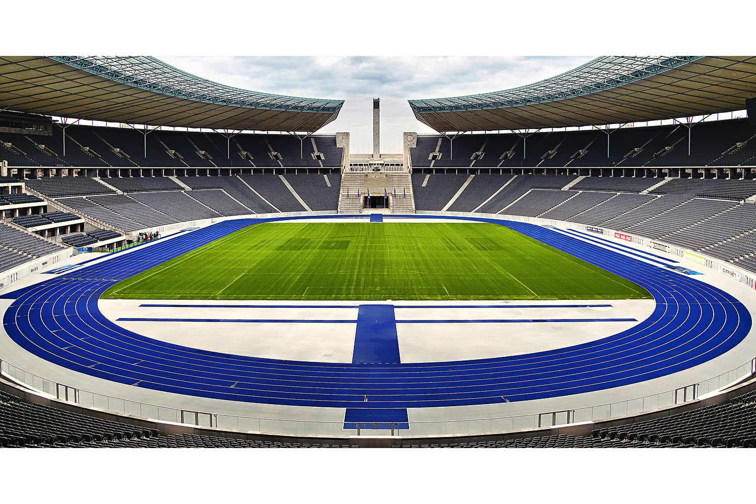 Architectural photography interior: Olympiastadion (Olympic stadium) Berlin, Deutschland. Architects: Werner March/Albert Speer, Friedrich Wilhelm Krahe. Image (C) Matthewlingphotography.co.uk