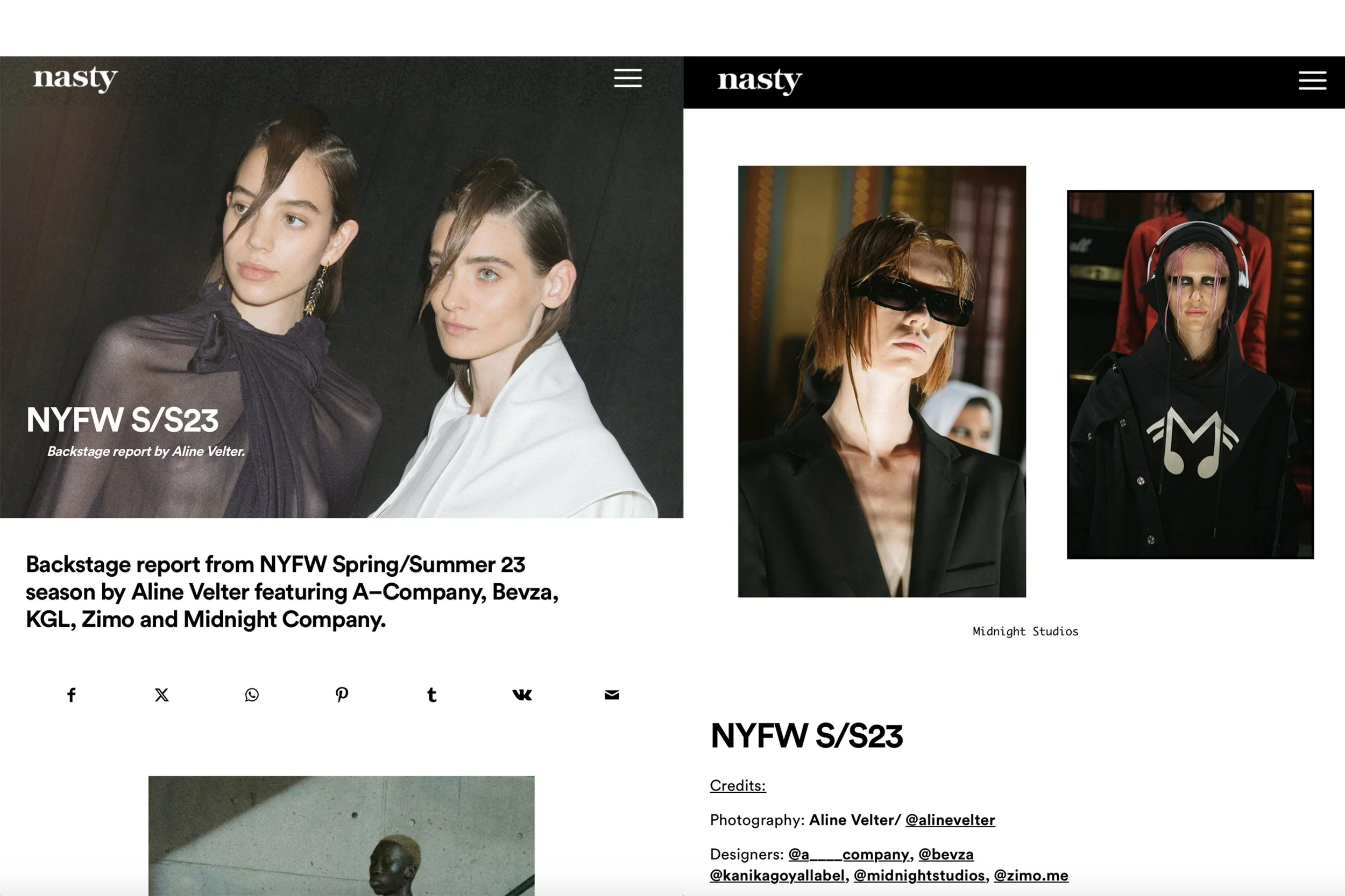 Nasty Magazine | NYFW SS23