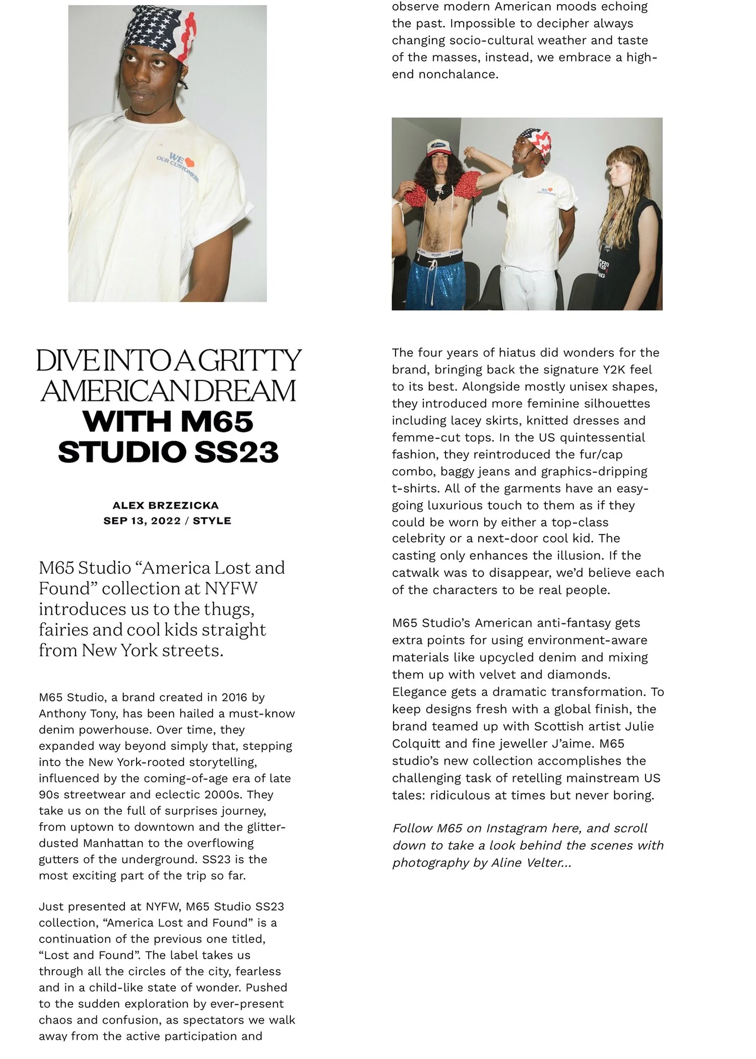 tmrw Magazine | NYFW SS23