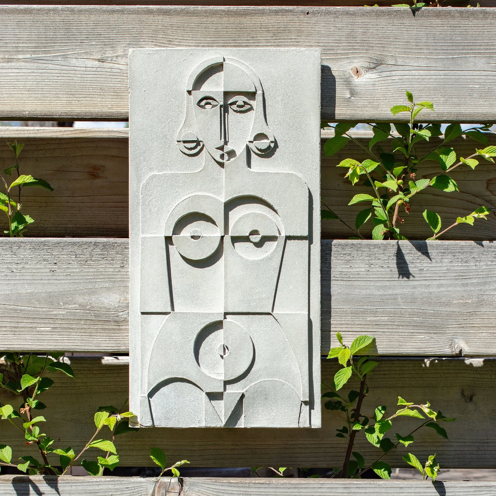   “ANGELIKA”   18 x 9 inches  Cast Concrete.&nbsp; 