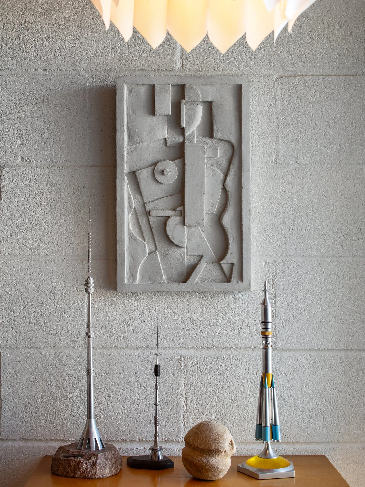   ‘THE DOCTOR”   Cast Concrete.  18 x 11 inches 