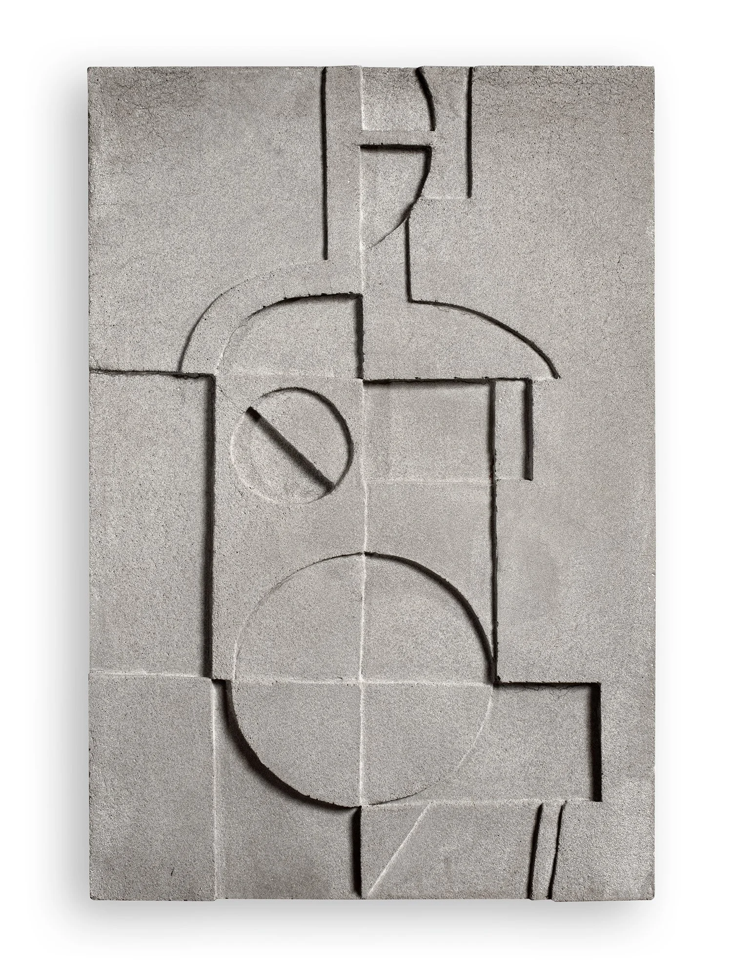   “DATUM FIGURE”   Cast Concrete  15.75 x 10.5 inches 
