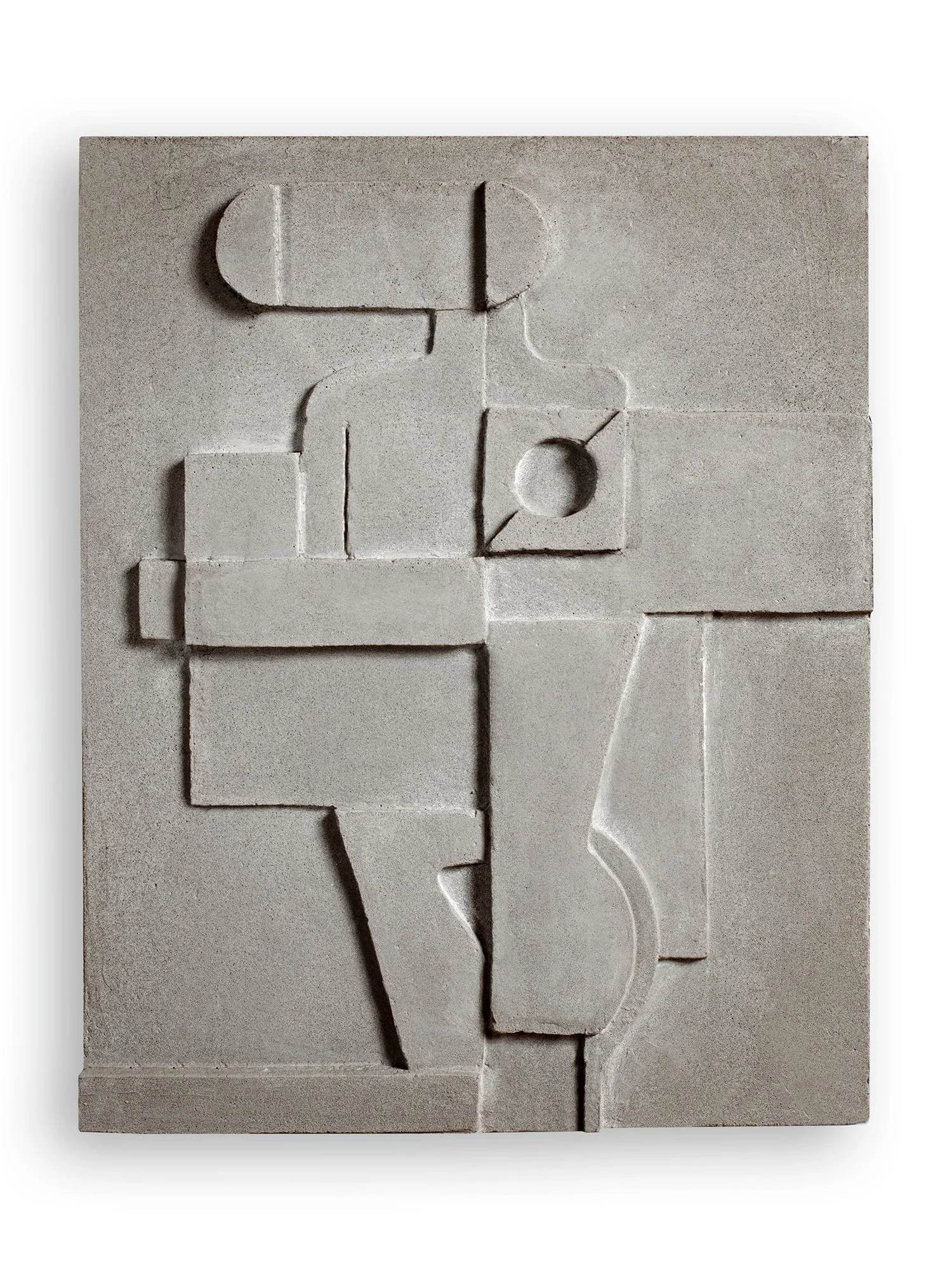  “FIGURA”   Cast Concrete.  15 x 11.5 inches. 
